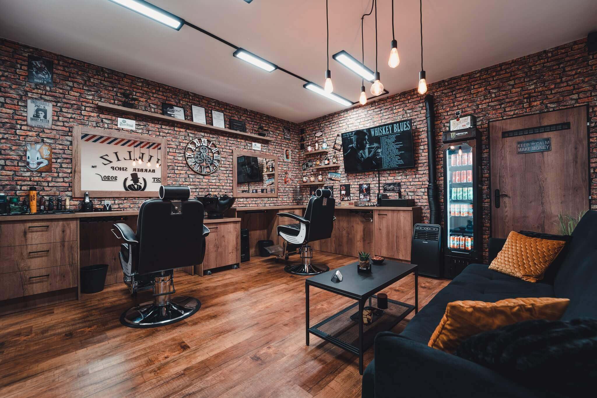 Villiz Barbershop interiér